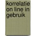 Korrelatie on line in gebruik
