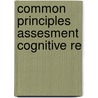 Common principles assesment cognitive re by Elizabeth Taylor