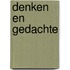 Denken en gedachte