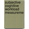 Subjective cognitive workload measureme door Houwing