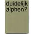 Duidelijk Alphen?