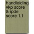 Handleiding vkp score & ipde score 1.1