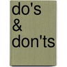 Do's & Don'ts by W.P.A. Nieland