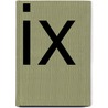 IX by W.M. de Waal