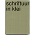 Schriftuur in klei