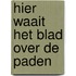 hier waait het blad over de paden