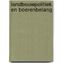 Landbouwpolitiek en boerenbelang