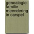 Genealogie familie meendering in carspel