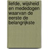 Liefde, wijsheid en mededogen waarvan de eerste de belangrijkste door R. van Laere