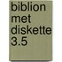 Biblion met diskette 3.5