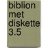 Biblion met diskette 3.5