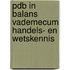 Pdb in balans vademecum handels- en wetskennis