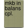 Mkb in balans cpl. door Onbekend