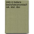Mkb in balans bedryfseconomisch rek. stat. doc