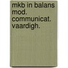 Mkb in balans mod. communicat. vaardigh. door Linden