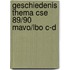 Geschiedenis thema cse 89/90 mavo/lbo c-d