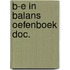 B-e in balans oefenboek doc.