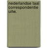 Nederlandse taal correspondentie uitw. by Bolderik