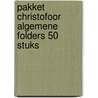 Pakket christofoor algemene folders 50 stuks door Onbekend