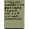 Ecology and evolution of the plant-feeding insects in natural and man-made environments door Onbekend