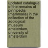 Updated catalogue of the remains of Pinnipedia (Mammalia) in the collection of the Zoological Museum Amsterdam, University of Amsterdam by P.J.H. van Bree