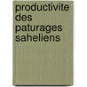 Productivite des paturages saheliens door Onbekend