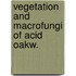 Vegetation and macrofungi of acid oakw.