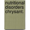 Nutritional disorders chrysant. by Roorda Eysinga