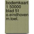Bodemkaart 1 50000 blad 51 o.eindhoven m.toel.