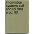 Information systems soil and rel.data proc. 80