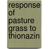 Response of pasture grass to thionazin by Ennik