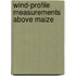 Wind-profile measurements above maize