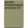 Genetic morphological and phys.rel. door Crombach