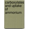 Carboxylates and uptake of ammonium door Breteler