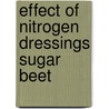 Effect of nitrogen dressings sugar beet door Houba