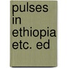 Pulses in ethiopia etc. ed by Westphal