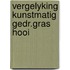 Vergelyking kunstmatig gedr.gras hooi