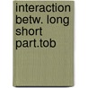 Interaction betw. long short part.tob door Huttinga