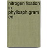 Nitrogen fixation in phyllosph.gram ed by Bessems