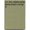 On the relationship betw.chem.comp. 2 door Hertha Müller