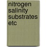 Nitrogen salinity substrates etc by Arnold Bik