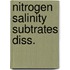 Nitrogen salinity subtrates diss.