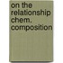On the relationship chem. composition