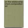 On the relationship chem.composition ed door Hertha Müller