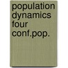 Population dynamics four conf.pop. door Wyngaarden