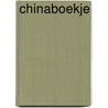 Chinaboekje by P. de Graaf