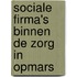 Sociale firma's binnen de zorg in opmars