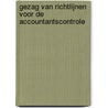 Gezag van richtlijnen voor de accountantscontrole door G.C.M. Majoor