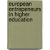 European entrepeneurs in higher education