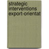 Strategic interventions export-orientat door Sangwan